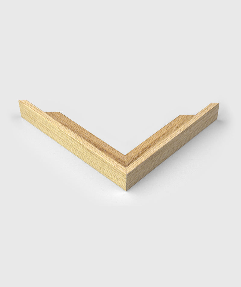 Massief houten baklijst