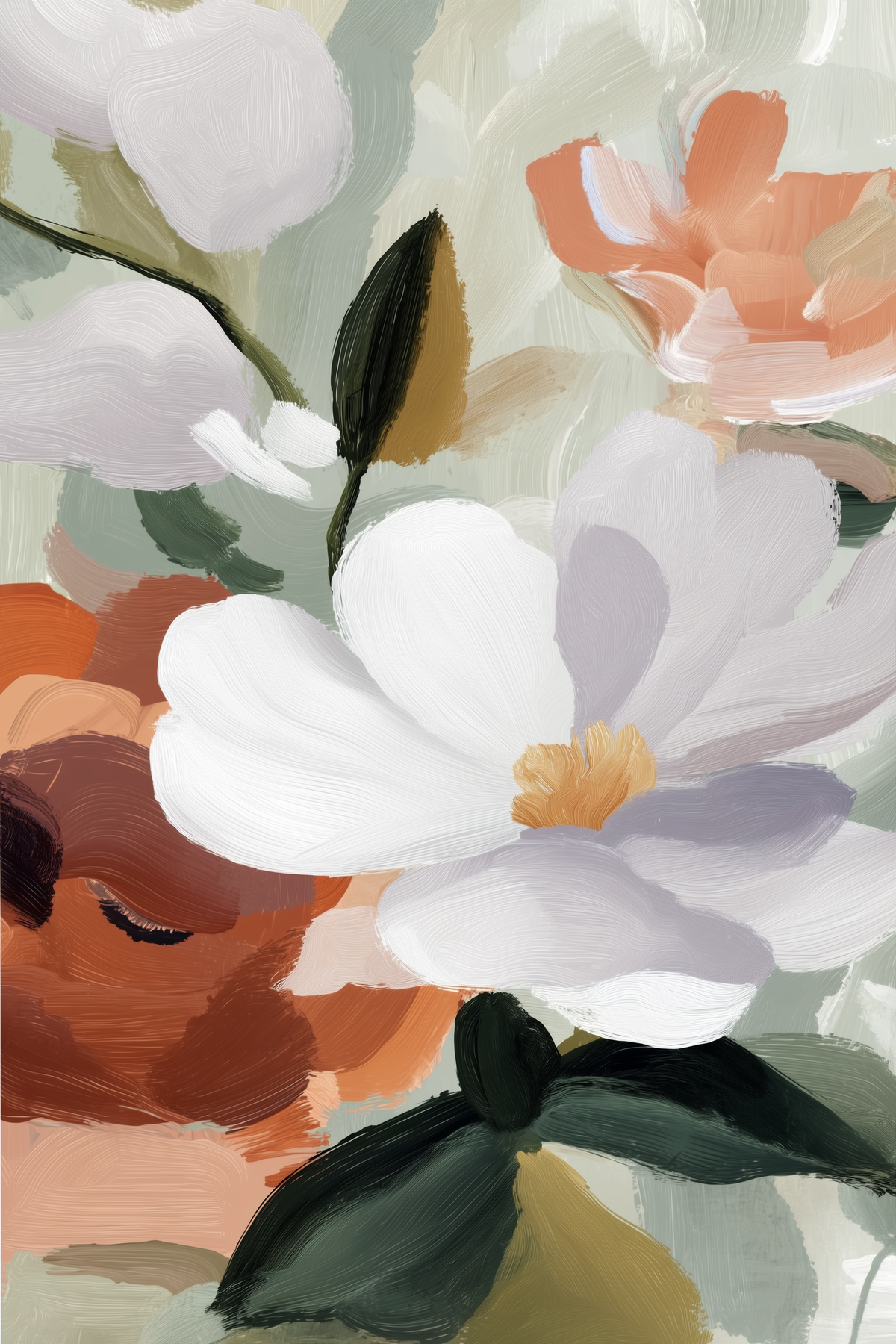 Soft Floral Garden II