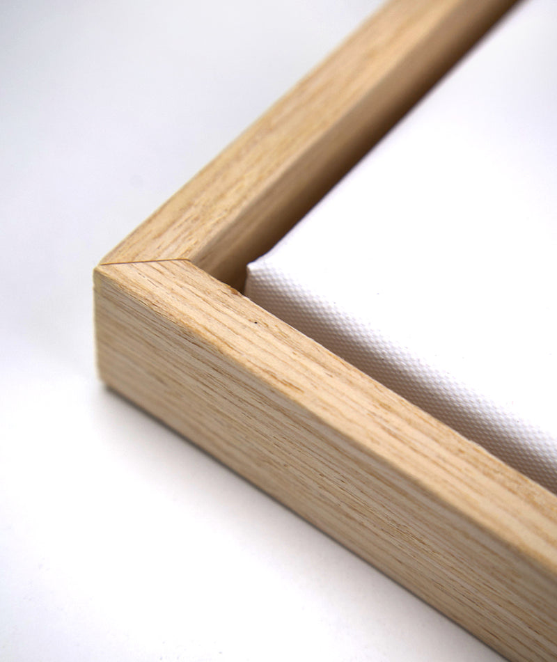 Massief houten baklijst